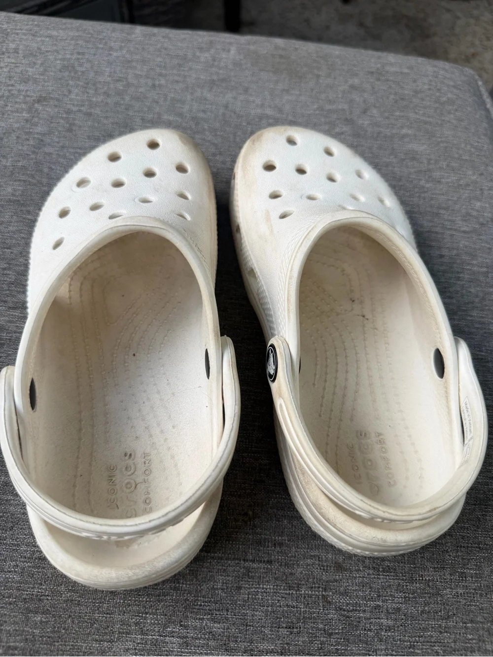 Kids White Lightweight Slip-On crocs 13 youth kids